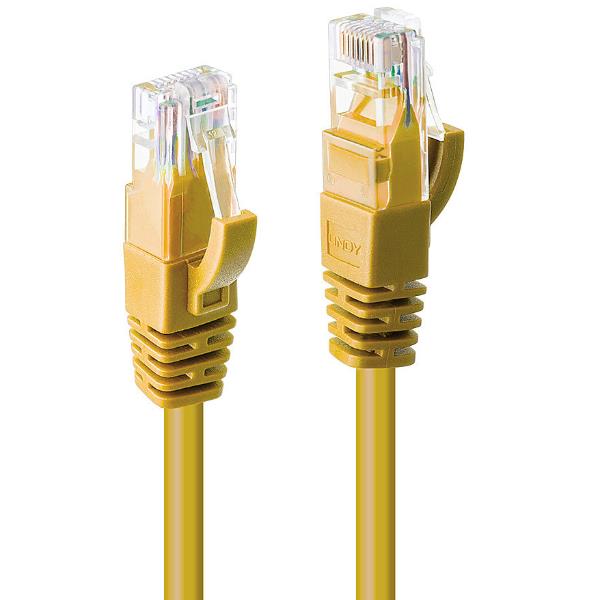 Cavo di Rete U/UTP Cat.6 Giallo, 0.3m