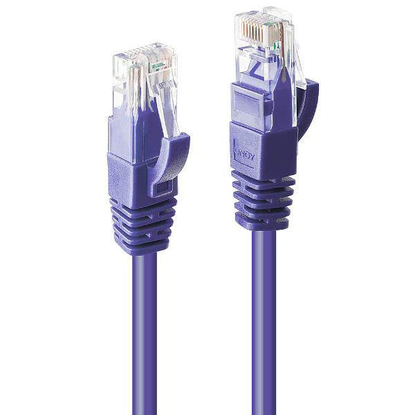 Cavo di Rete Cat.6 U/UTP Viola, 0.3m
