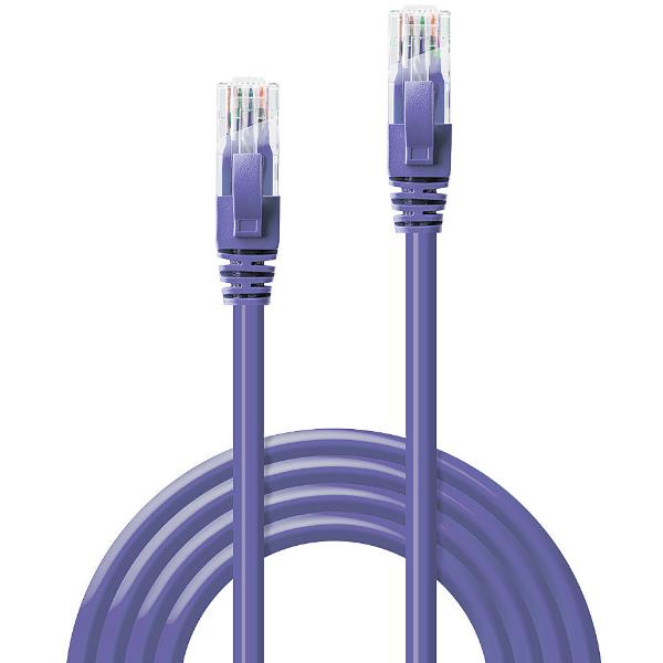 Cavo di Rete Cat.6 U/UTP Viola, 0.5m