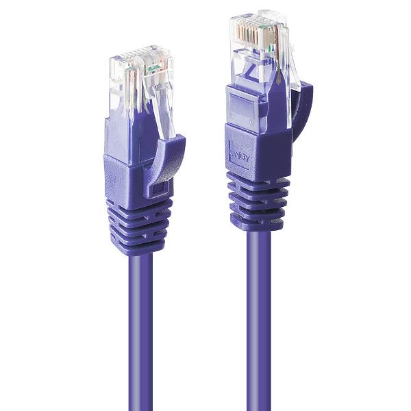 Cavo di Rete Cat.6 U/UTP Viola, 7.5m