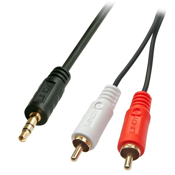 CAVO STEREO 3,5mm A 2xRCA 3M