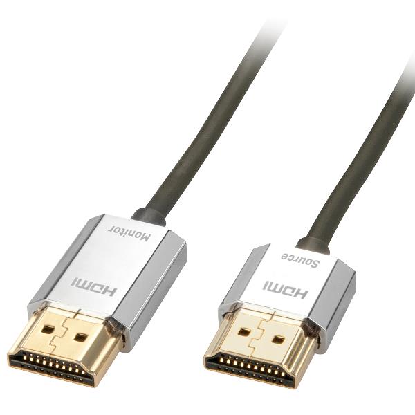 HDMI Slim SILVER 1M