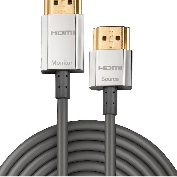 HDMI Slim SILVER 1M