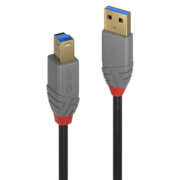 CAVO USB 3.2 TIPO A/TIPO B NERO, 5M
