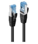 Cavo di Rete Cat.6A S/FTP LSZH Nero, 7.5m