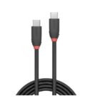 Cavo USB 3.2 Tipo C a C, 20Gbit/s, 3A, Black Line, 1m