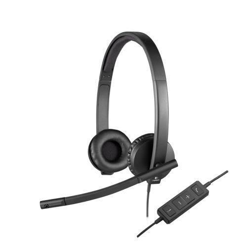 CUFFIA CON MICROFONO LOGITECH H570E