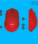 M330 SILENT MOUSE RED