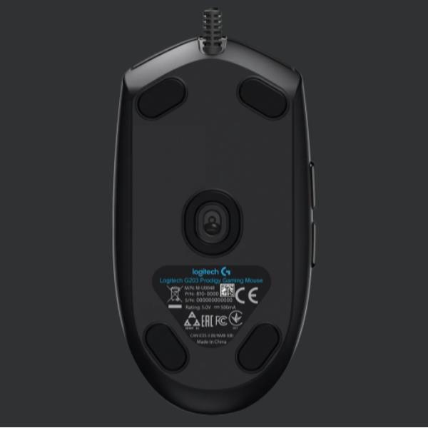 G203 LIGHTSYNC GAMING MOUSE BLACK