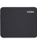 NILOX TECH - Tappetino per mouse, base anti scivolo, cuciture ricamate, scorrimento fluido