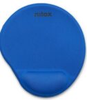 NILOX TECH - Tappetino per mouse ergonomico, base anti scivolo, poggia polsi in gel, scorrimento fluido e preciso