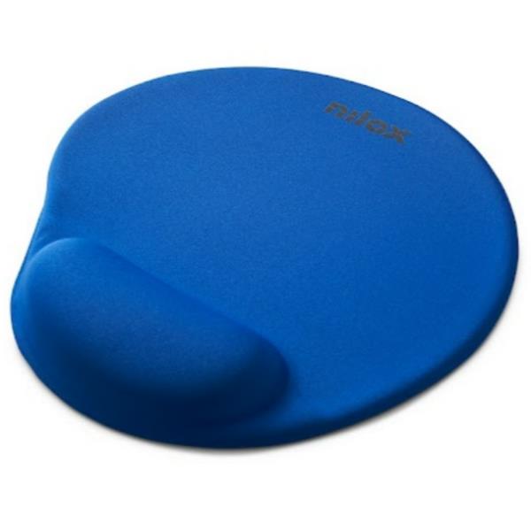 NILOX TECH - Tappetino per mouse ergonomico, base anti scivolo, poggia polsi in gel, scorrimento fluido e preciso