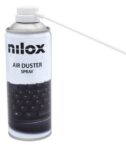 NILOX TECH - Bomboletta Aria Compressa ideale per rimuovere polvere, non lascia residui o tracce, fornito di cannuccia per indirizzare aria, capacità 400ML