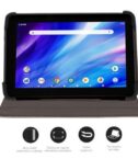 NILOX TECH - Custodia universale a libro per Tablet da 9.7" a 10.5" dimensione display, sistema di chiusura con lembo magnetico, 3 angoli di inclinazione