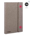 NILOX TECH - Custodia universale a libro per Tablet da 9.7" a 10.5" dimensione display, sistema di chiusura con lembo magnetico, 3 angoli di inclinazione