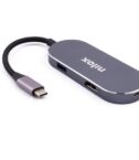 NILOX TECH - Docking station con porta USB-C, tecnologia Power delivery, HDMI 4K, 3 porte USB-C 3.2, potenza massima 87 Watt