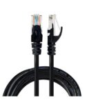 NILOX TECH - Cavo di rete Ethernet RJ45 UTP CAT 6, lunghezza cavo 1 mt, materiale CCA (lega di Alluminio/Rame), maschio a maschio, flessibile e durevole