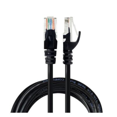 NILOX TECH - Cavo di rete Ethernet RJ45 UTP CAT 6, lunghezza cavo 1 mt, materiale CCA (lega di Alluminio/Rame), maschio a maschio, flessibile e durevole