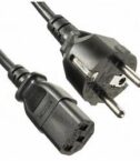 NILOX TECH - Cavo alimentazione con connettore IEC C13 a connettore CEE 7/4 Schuko 16A, lunghezza cavo 1.8 mt, femmina a maschio