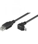 NILOX TECH - Cavo con connettore USB-A 2.0 a connettore Micro USB, connettore angolato a 90°, lunghezza cavo 1.8 mt