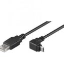 NILOX TECH - Cavo con connettore USB-A 2.0 a connettore Micro USB, connettore angolato a 90°, lunghezza cavo 1.8 mt