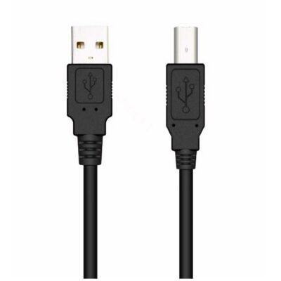 NILOX TECH - Cavo con connettore USB-A 2.0 a connettore USB-B 2.0, maschio a maschio, lunghezza cavo 1,8 mt