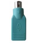 NILOX TECH - Adattatore con connettore USB 2.0 femmina a connettore PS2 maschio