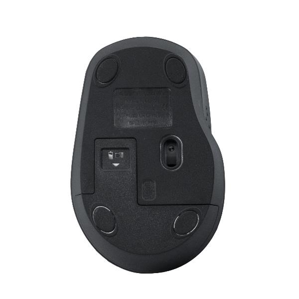 NILOX TECH - Mouse ottico, connessione wireless 2.4 Ghz, 4 tasti con silent click, 1600DPI, funziona con pile AA(non incluse) ergonomico