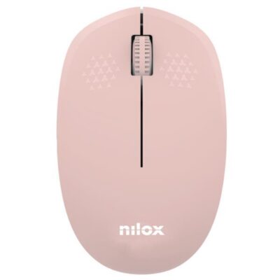 NILOX TECH - Mouse ottico, connessione wireless 2.4 Ghz, 1000DPI, 3 tasti, funziona con pile AA(non incluse)