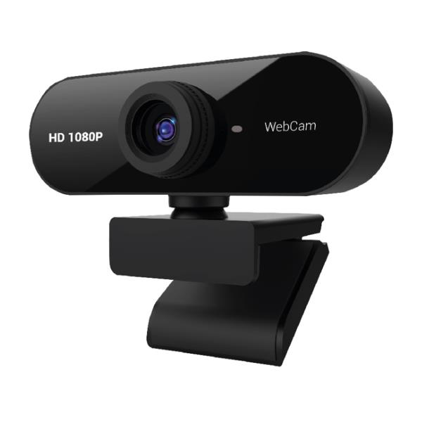 NILOX TECH - Webcam con risoluzione 1080p, perfetta per uso Skype, Hangouts, Zoom, Plug & Play, risoluzione Full HD a 30 fps, microfono, lunghezza cavo 1.6 mt, interfaccia USB