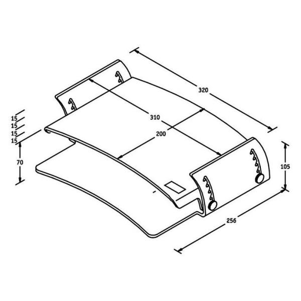 SUPPORTO MONITOR NSMONITOR40
