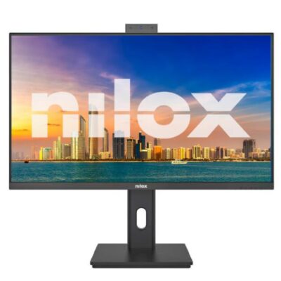 NILOX TECH - Monitor Regolabile 24″ 120Hz/Full HD/IPS/Webcam