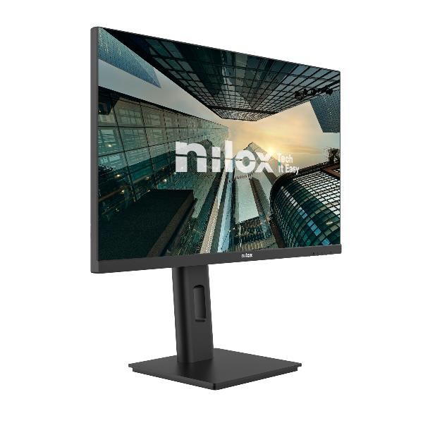 NILOX TECH - Monitor Regolabile 27" 120Hz/IPS/Full HD/USB-C 65W/Multimedia