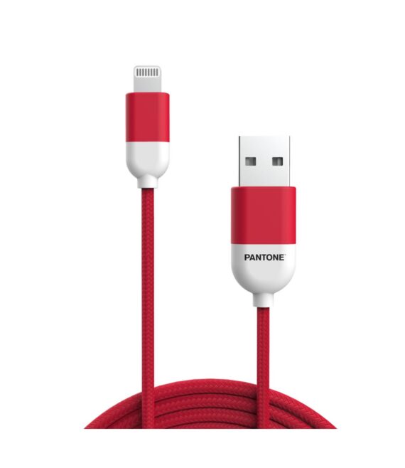 PANTONE - Cavo USB-A to Lightning potenza massima 12 Watt, lunghezza cavo 1.5 mt