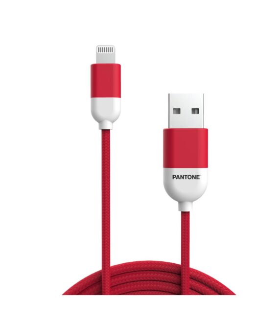 PANTONE - Cavo USB-A to Lightning potenza massima 12 Watt, lunghezza cavo 1.5 mt