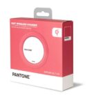 PANTONE - Caricabatteria wireless, cavo alimentazione MicroUsb input e USB-A output, potenza massima 10 Watt