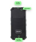SMARTPHONE RUGGED DISPLAY DA 6,5″ , 2D SCANNER, 8GB/256GB, WIFI, BLUETOOTH, GPS, WINDOWS 11 PRO - ALIMENTATORE E HAND STRAP INCLUSI