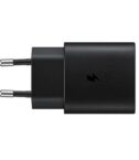 WALL CHARGER 25W TYPEC BLACK NO CAVO