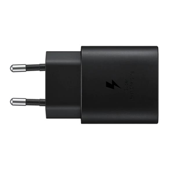 WALL CHARGER 25W TYPEC BLACK NO CAVO