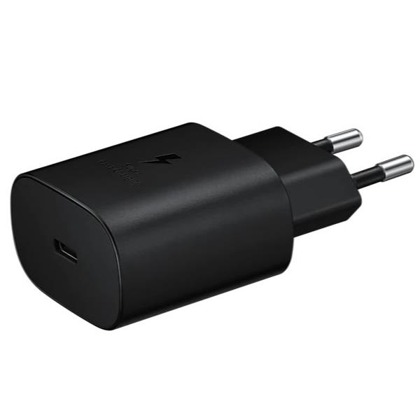 WALL CHARGER 25W TYPEC BLACK NO CAVO