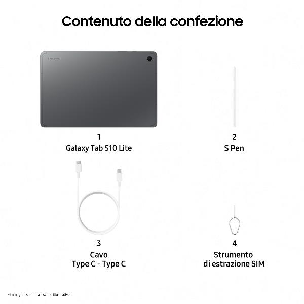 GALAXY TAB S10 LITE WIFI 6+128GB ENTERPRISE EDITION