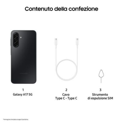 GALAXY A17 5G 4+128GB BLACK