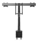 Braccio per doppio monitor da tavolo - 2 porte USB 3.0