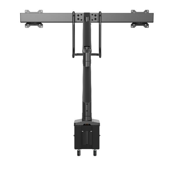 Braccio per doppio monitor da tavolo - 2 porte USB 3.0
