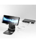 Supporto per telefono/tablet nero