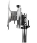 Supporto per due monitor - Orizzontale - Argento