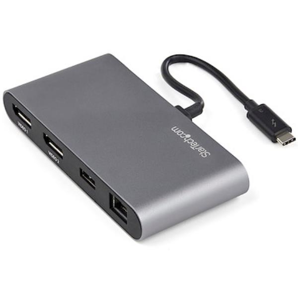 Thunderbolt 3 Mini Dock doppio monitor DP