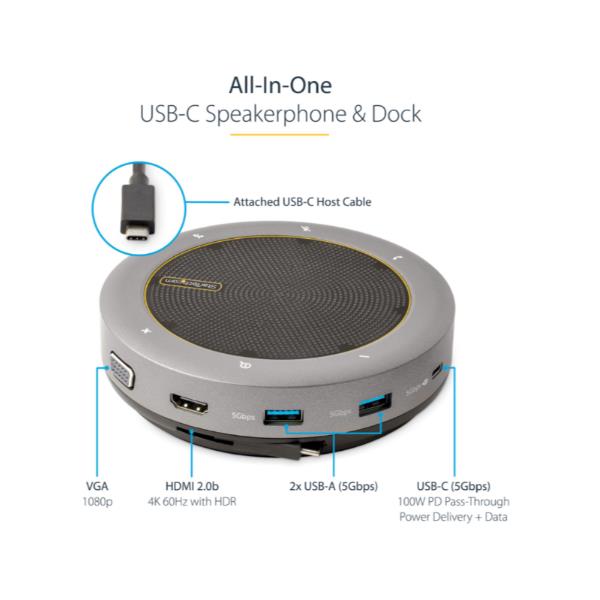 Docking station per vivavoce USB-C