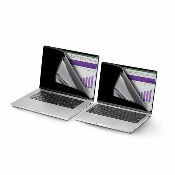 Filtro Privacy Touch da 15,6” 16:10, antiriflesso, pellicola protettiva per monitor di computer portatile, angolo di visuale di +/- 30 gradi, Flip-Up