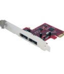 Scheda eSATA Controller PCI Express a 2 porte SATA